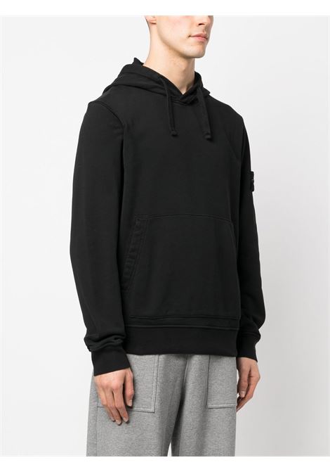 6100062 sweatshirt man black STONE ISLAND | L1S15 6100062 S0051V0029